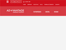 Tablet Screenshot of advantagemarketing.com.br